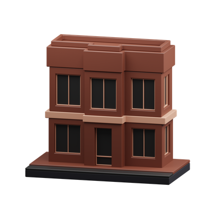 Construção de casas  3D Icon