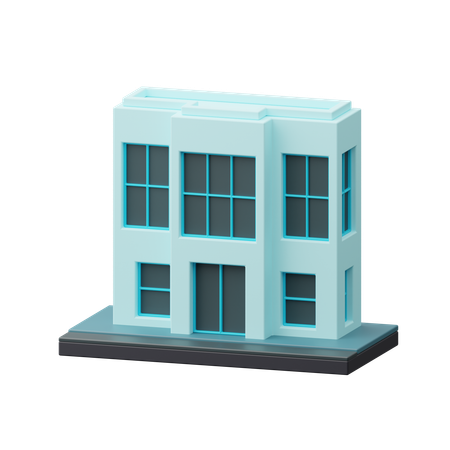 Construção de casas  3D Icon