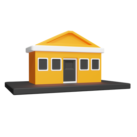 Construção de casas  3D Icon