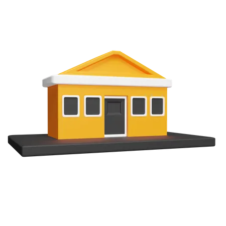 Construção de casas  3D Icon