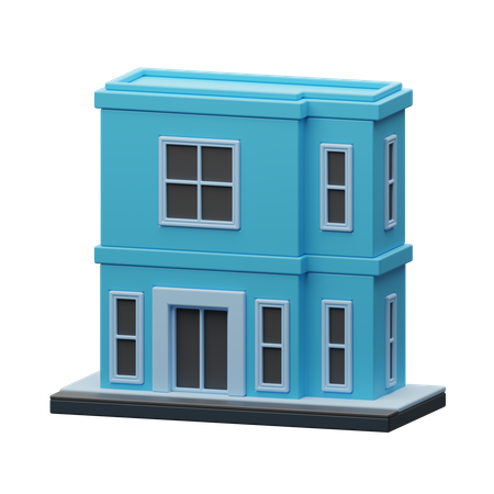 Construção de casas  3D Icon