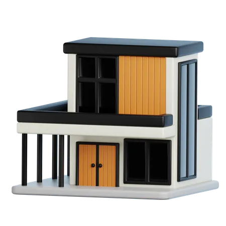 Construção de casas  3D Icon