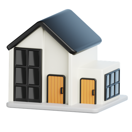 Construção de casas  3D Icon