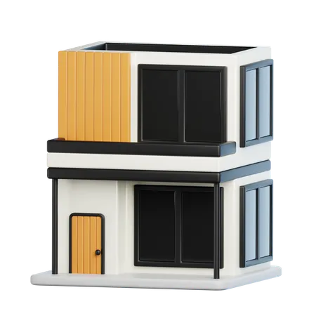 Construção de casas  3D Icon