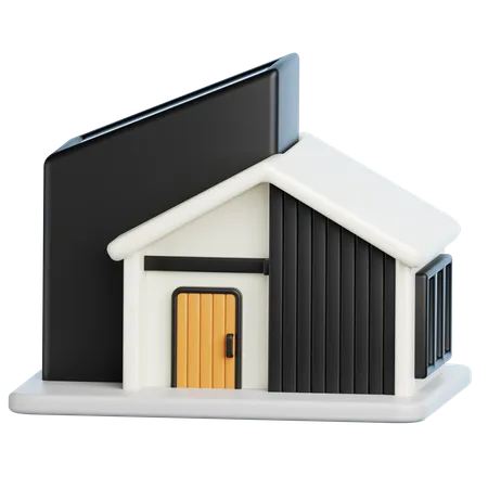 Construção de casas  3D Icon