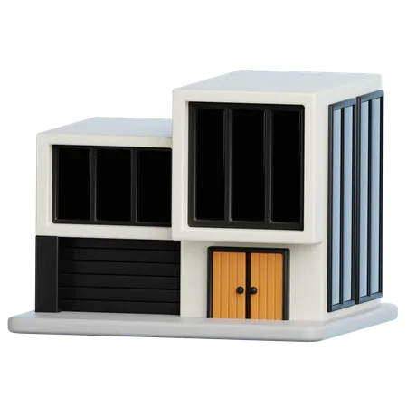 Construção de casas  3D Icon