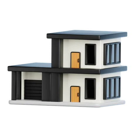 Construção de casas  3D Icon