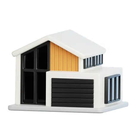 Construção de casas  3D Icon