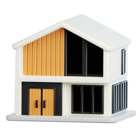 Construção de casas  3D Icon