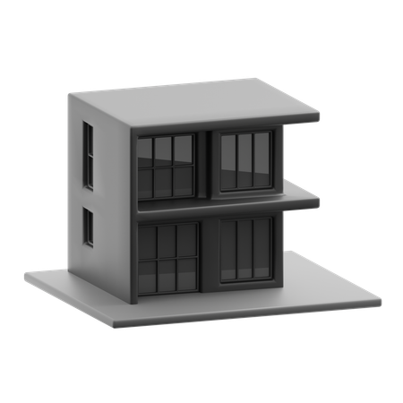 Construção de casas  3D Icon