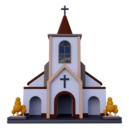 Edifício da igreja  3D Icon