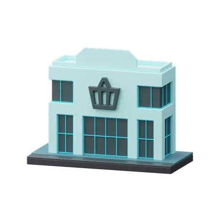 Edifício de loja  3D Icon
