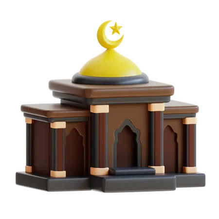 Construção de mesquita  3D Icon