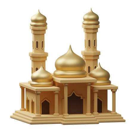 Construção de mesquita  3D Icon