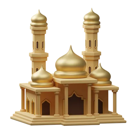 Construção de mesquita  3D Icon