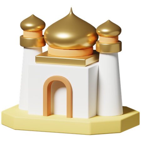 Construção de mesquita  3D Icon