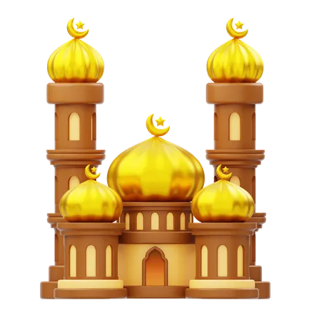 Edifício da Mesquita Ramadã  3D Icon