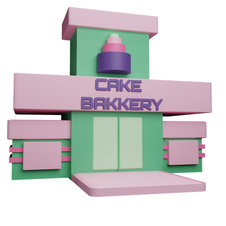 Construção de bolo  3D Icon