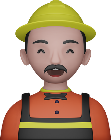 Constructer Avatar  3D Icon