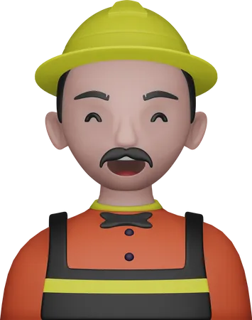Constructer Avatar  3D Icon