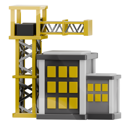 Construction Activity  3D Icon