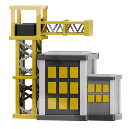 Construction Activity  3D Icon