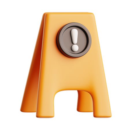 Construction Board  3D Icon