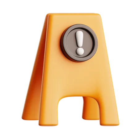 Construction Board  3D Icon