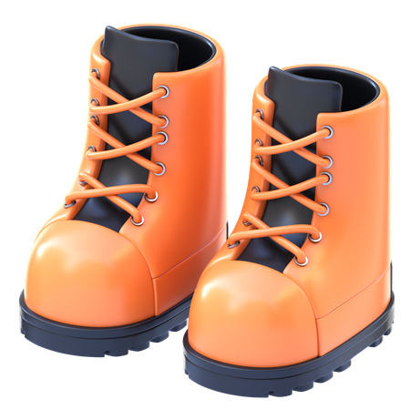 Construction Boots  3D Icon