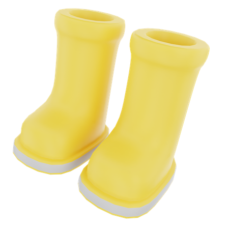 Construction boots  3D Icon