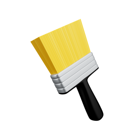 Construction Brush  3D Icon