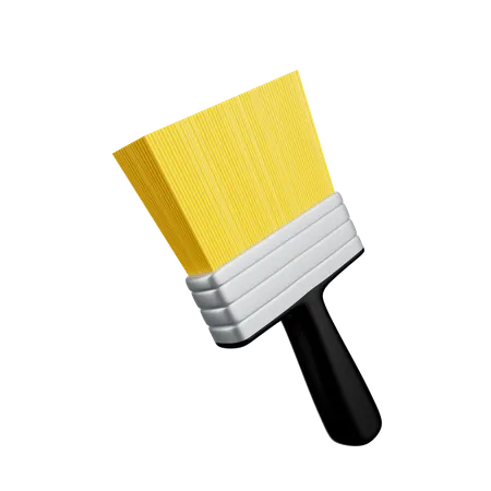 Construction Brush  3D Icon