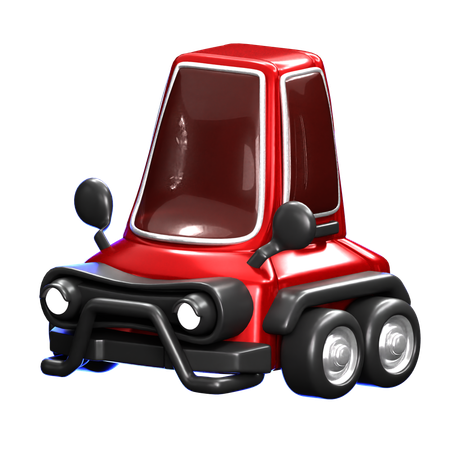 Construction Bulldozzer  3D Icon