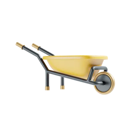 Cart Construction 3 D Icon And Illustration 3D Icon