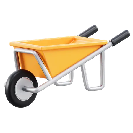 Construction Cart  3D Icon