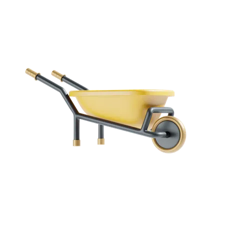 Construction Cart  3D Icon