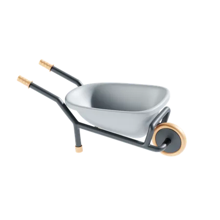 Construction Cart  3D Icon