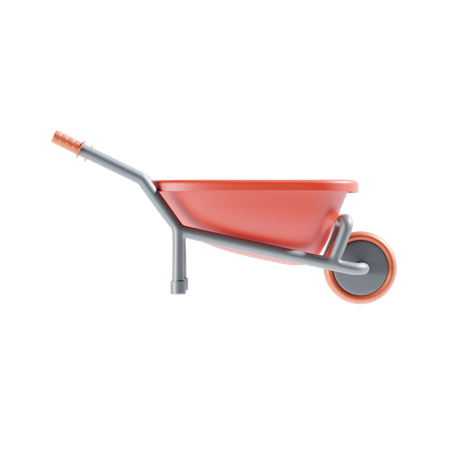 Construction Cart  3D Icon