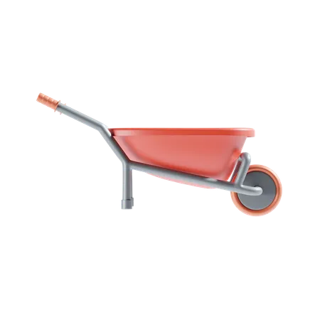 Construction Cart  3D Icon