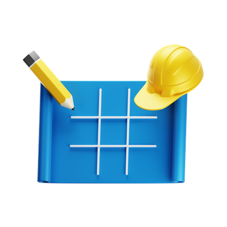 Conception de construction  3D Icon