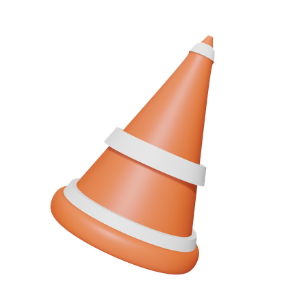 Construction Cone  3D Icon