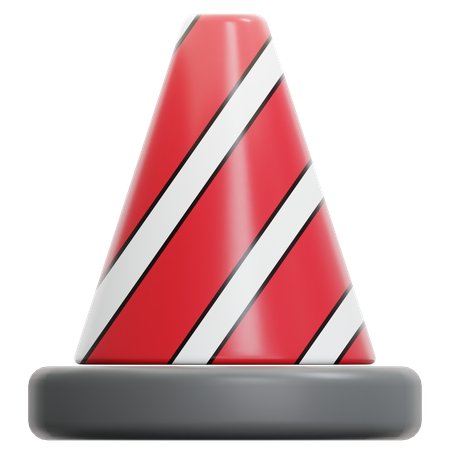 Construction Cone  3D Icon