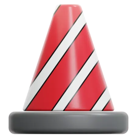 Construction Cone  3D Icon
