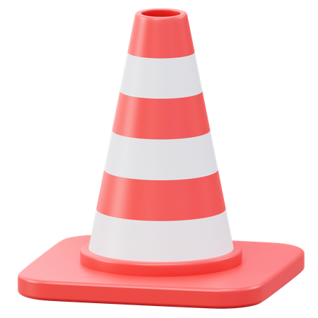 Construction Cone  3D Icon