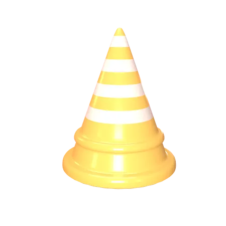 Construction Cone  3D Icon