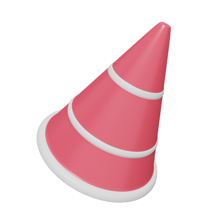 Construction Cone  3D Icon