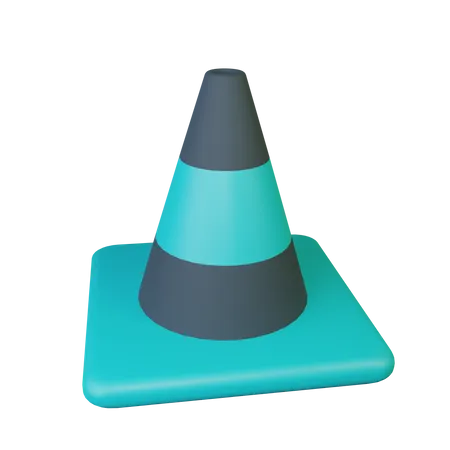 Construction Cone  3D Icon