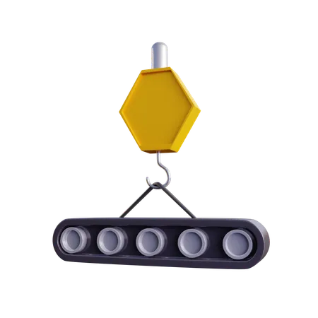 These Are 3 D Construction Crane Icons Commonly Used In Design And Games 3D Icon