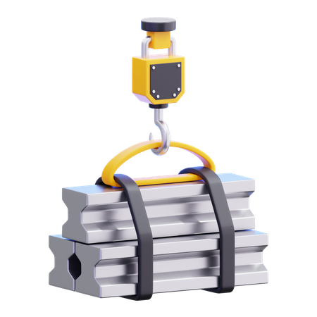 Construction Crane  3D Icon