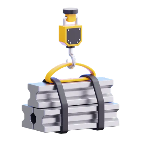 Construction Crane  3D Icon